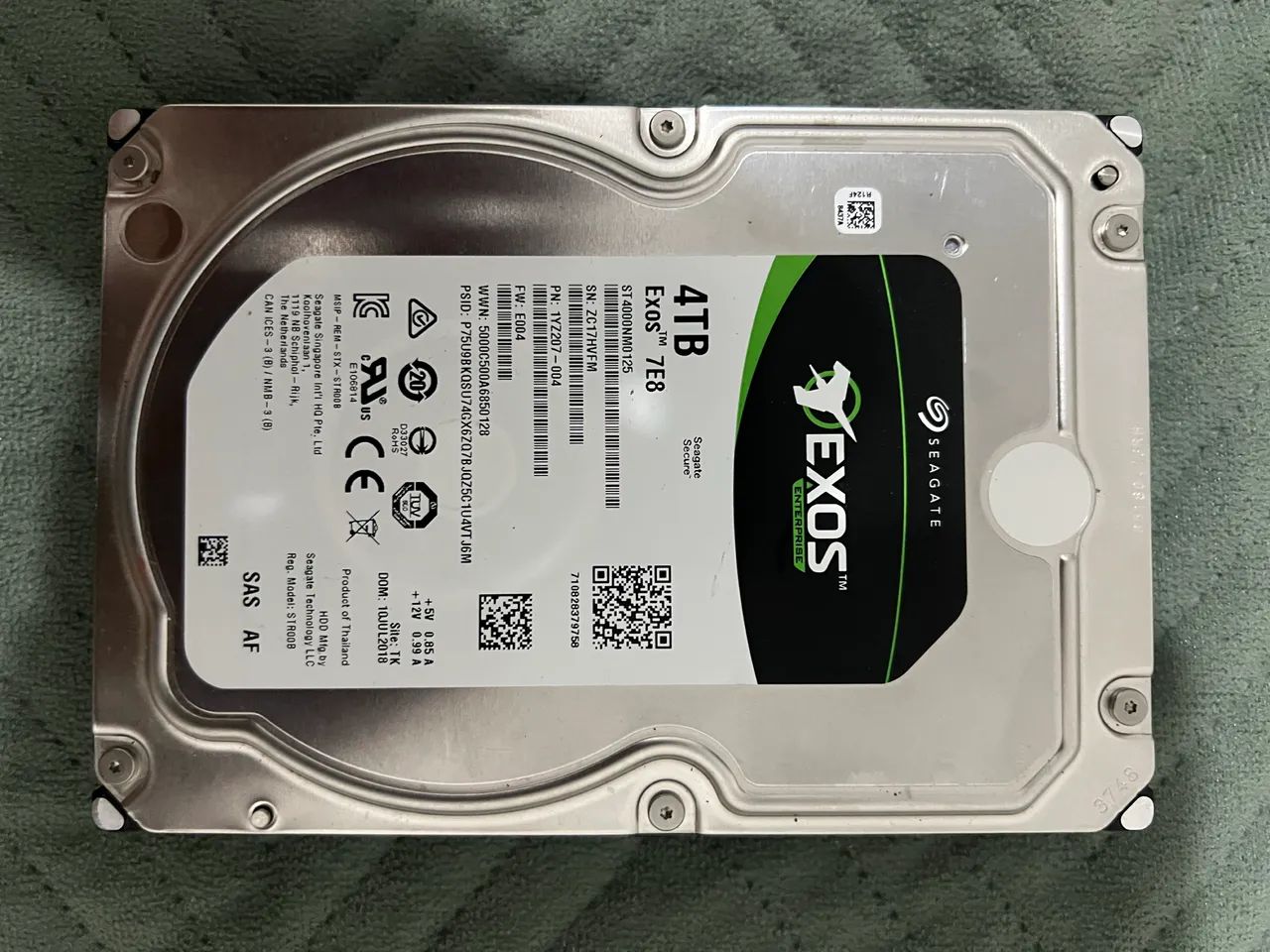 HD Seagate Exos 7E8 de 4 TB 