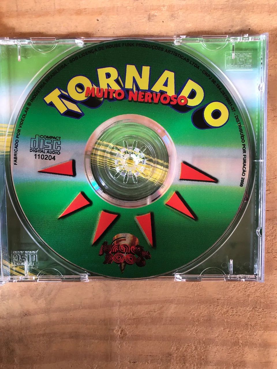 Cd original Furacão 2000 Tornado muito nervoso  - Foto 3