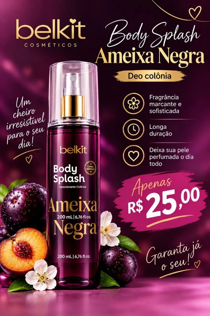Body Splash ameixa Negra 