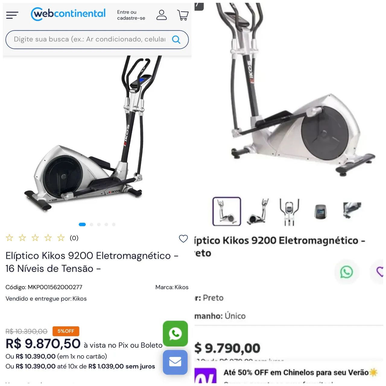 Elíptico Kikos 9200 Eletromagnético  - Foto 5