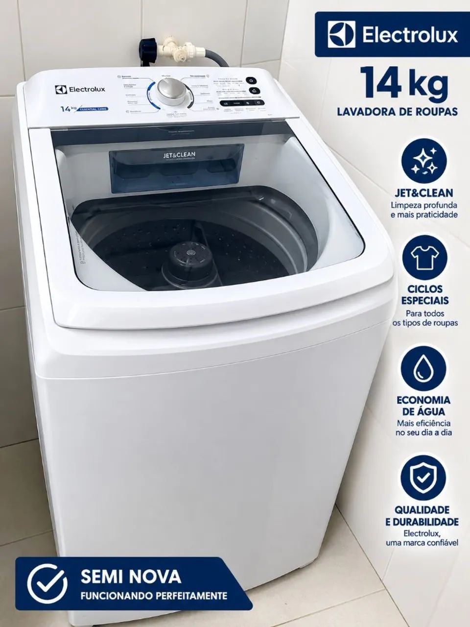 Máquina de lavar Eletrolux 