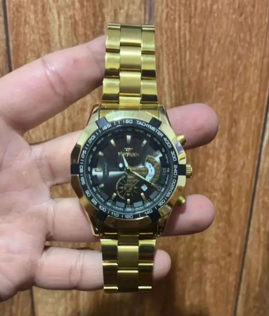 Relógio social dourado - Foto 2