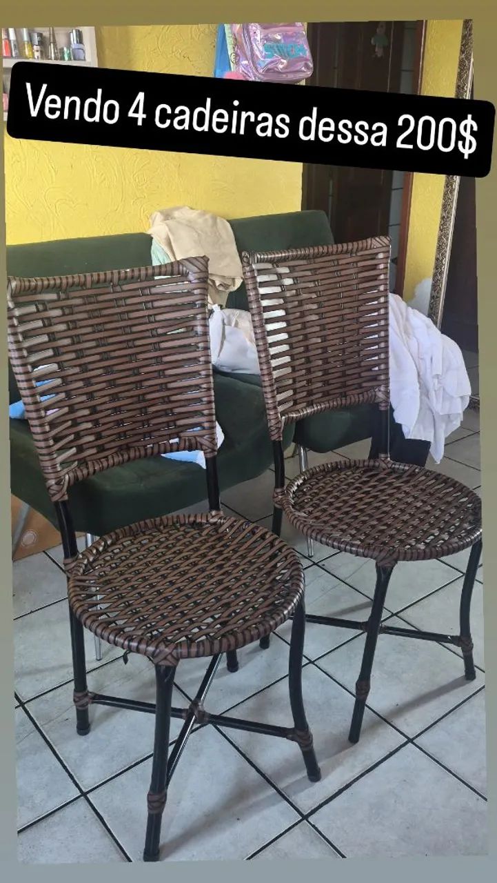 Vendo 4 cadeiras
