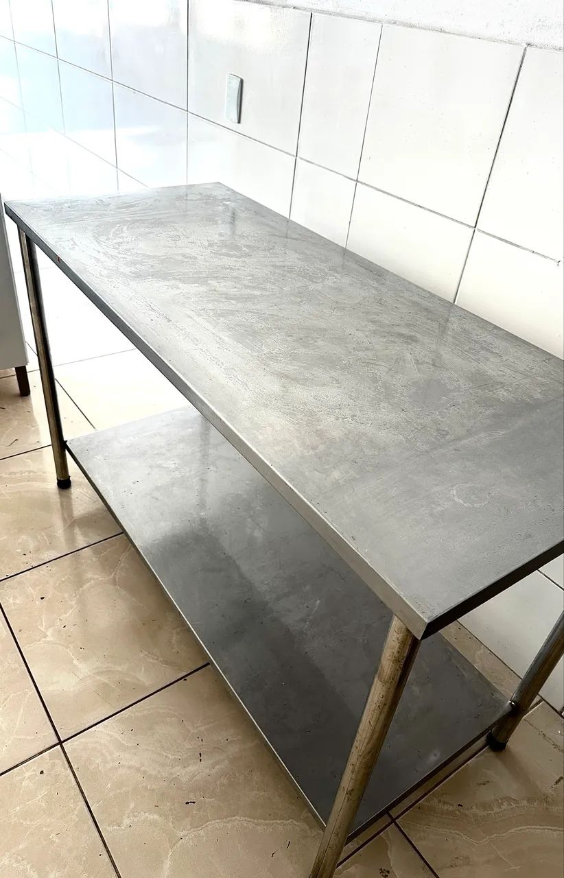 Mesa de inox  ! 1,60 de largura  - Foto 2