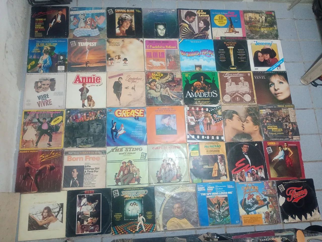 Coleção com 42 Lps de Trilhas Sonoras de Filmes 