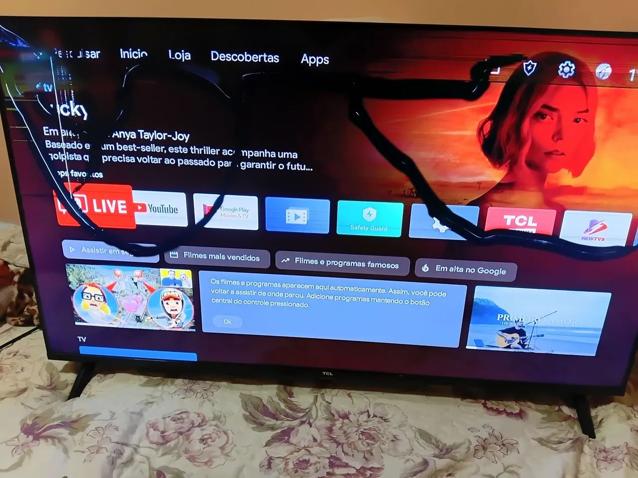 Tv tcl 40 polegadas com defeito  - Foto 2