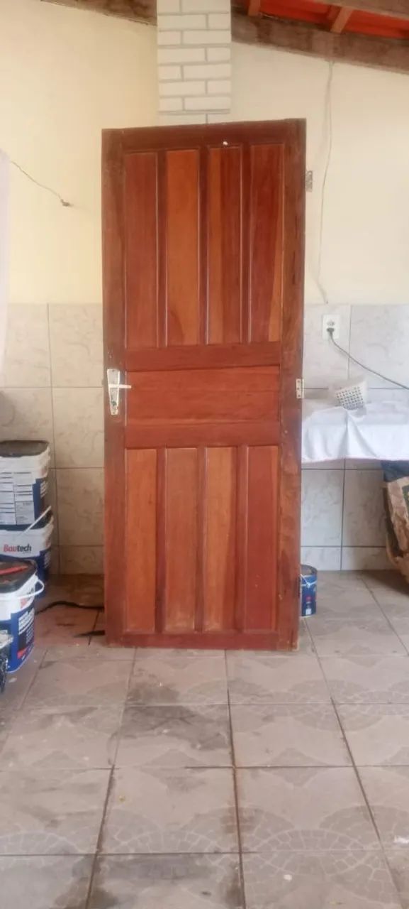 Porta madeira maciça 