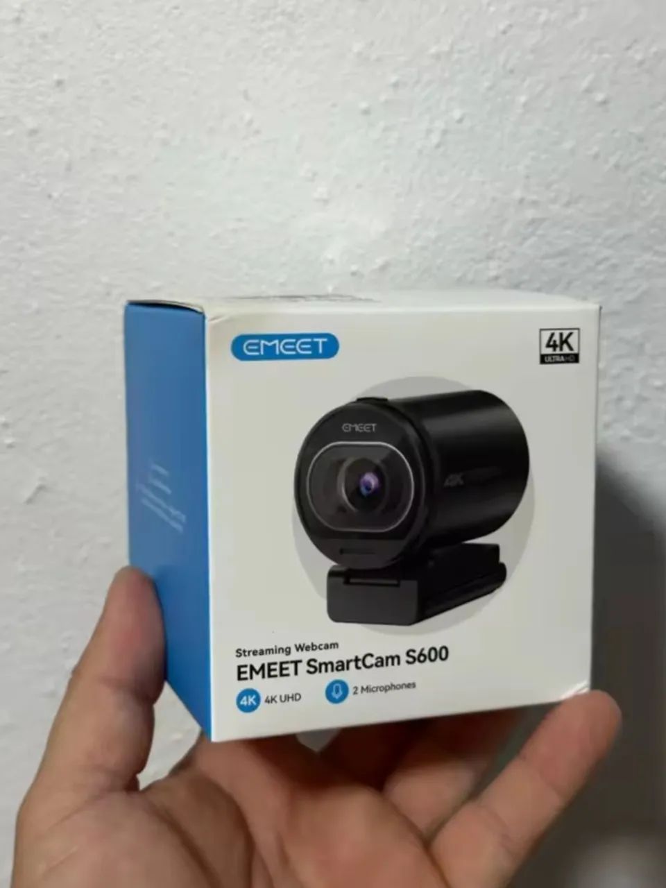 Webcam EMEET SmartCam S600 4K | 60 FPS + Foco Automático