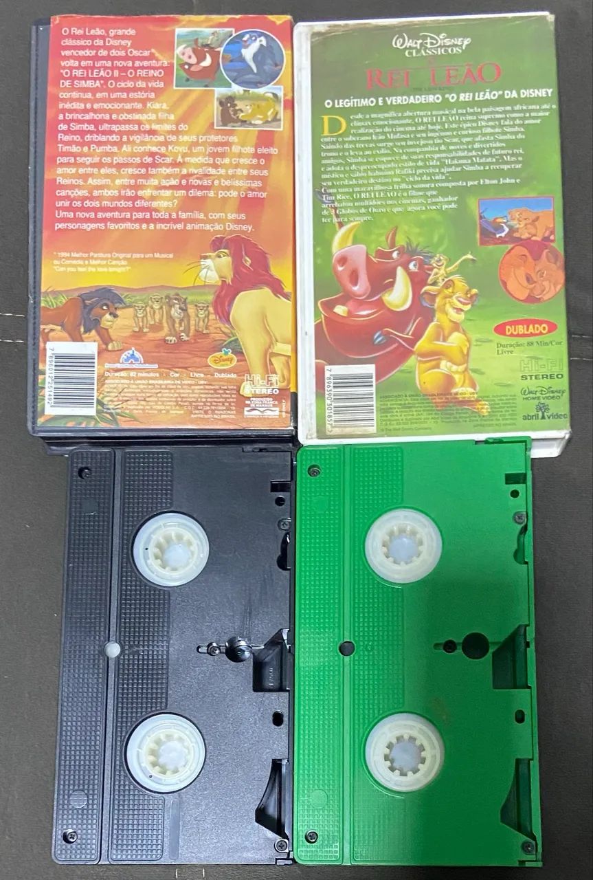 Fitas vídeo filme VHS o rei leão  - Foto 3