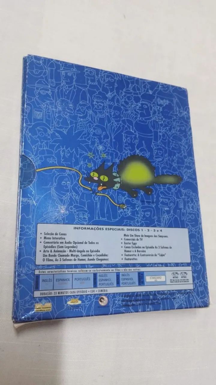 DVD Box Quadruplo Os Simpsons - 4ª Temporada Completa - Edição Para Colecionador ( 23953 ) - Foto 2