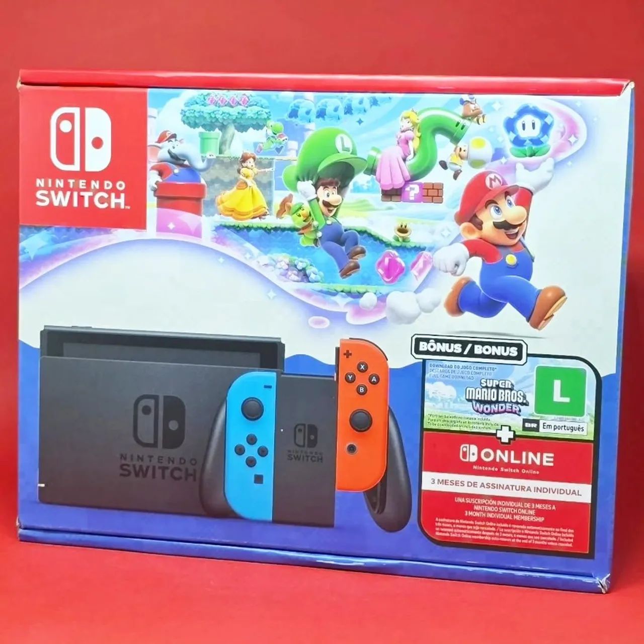 Novo Nintendo Switch 32gb com nota garantia e jogo incluso - Jogos