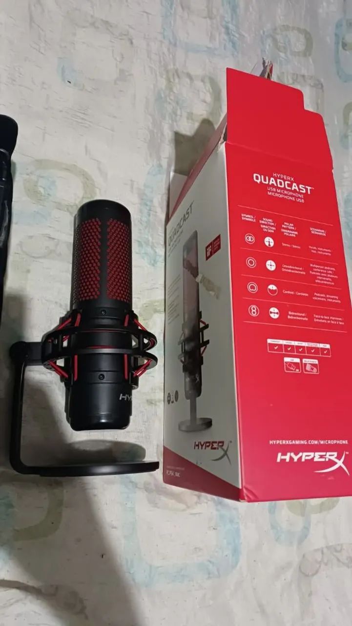 HyperX Quadcast - Microfone USB de alta qualidade - Foto 3