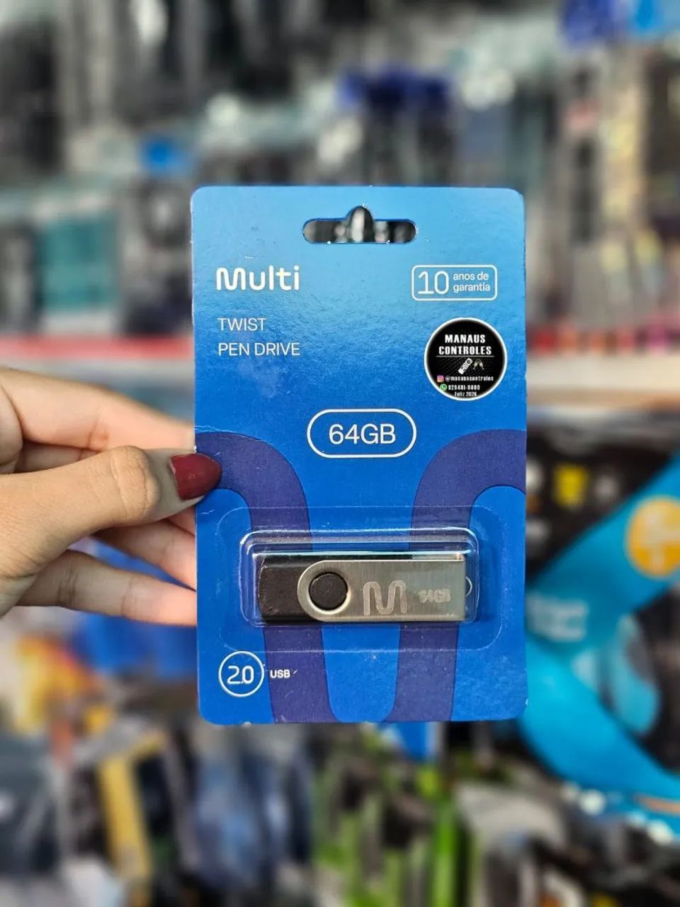 Pen drive 64 GB . -Dinheiro ou Pix 