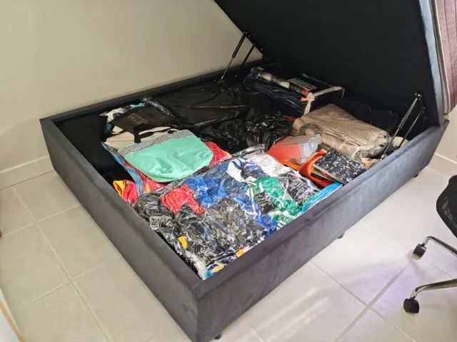 Colchão Pró Saúde Superpocket CASAL + BASE BAÚ - Foto 3