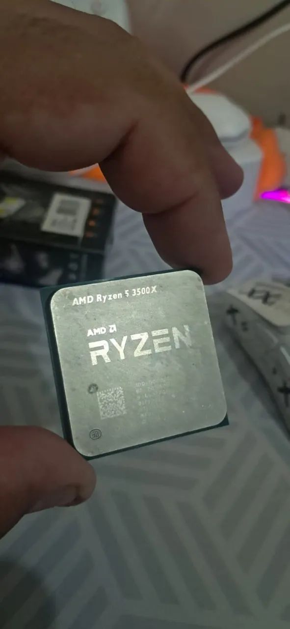 Kit AMD (Placa Mae A-320M + RYZEN5 3500X) Com cooler. - Foto 3
