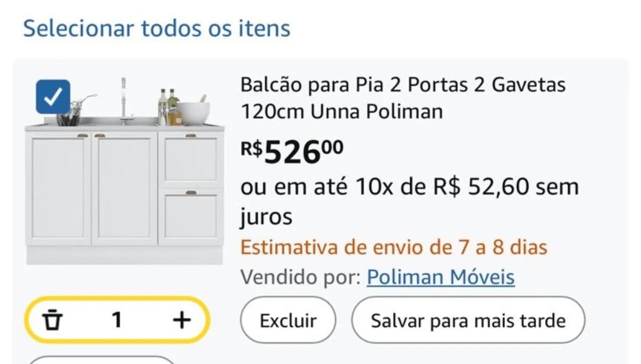 Gabinete cozinha 