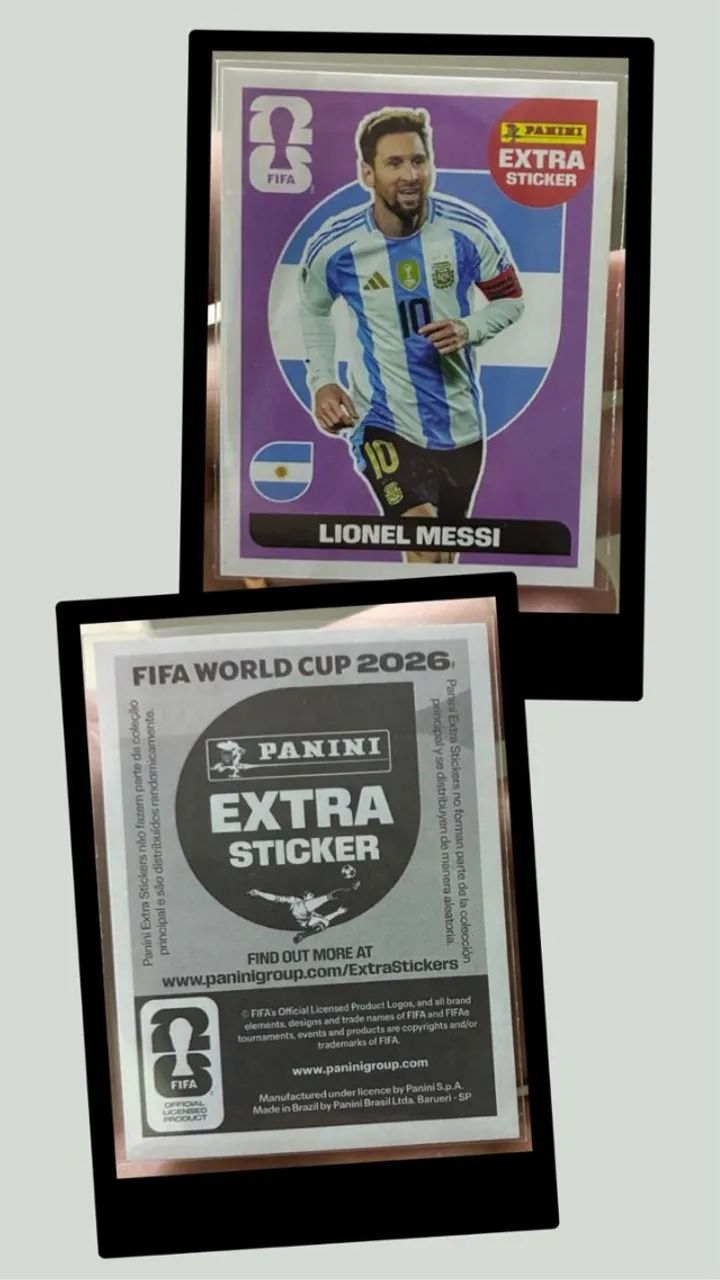 Figurinha Legend Regular Messi Copa 2026 Original