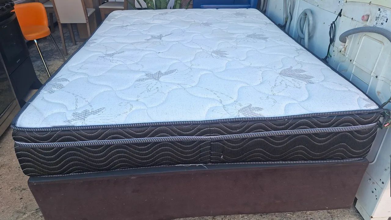 Cama box casal ortobom molas ensacadas bambu  - Foto 5