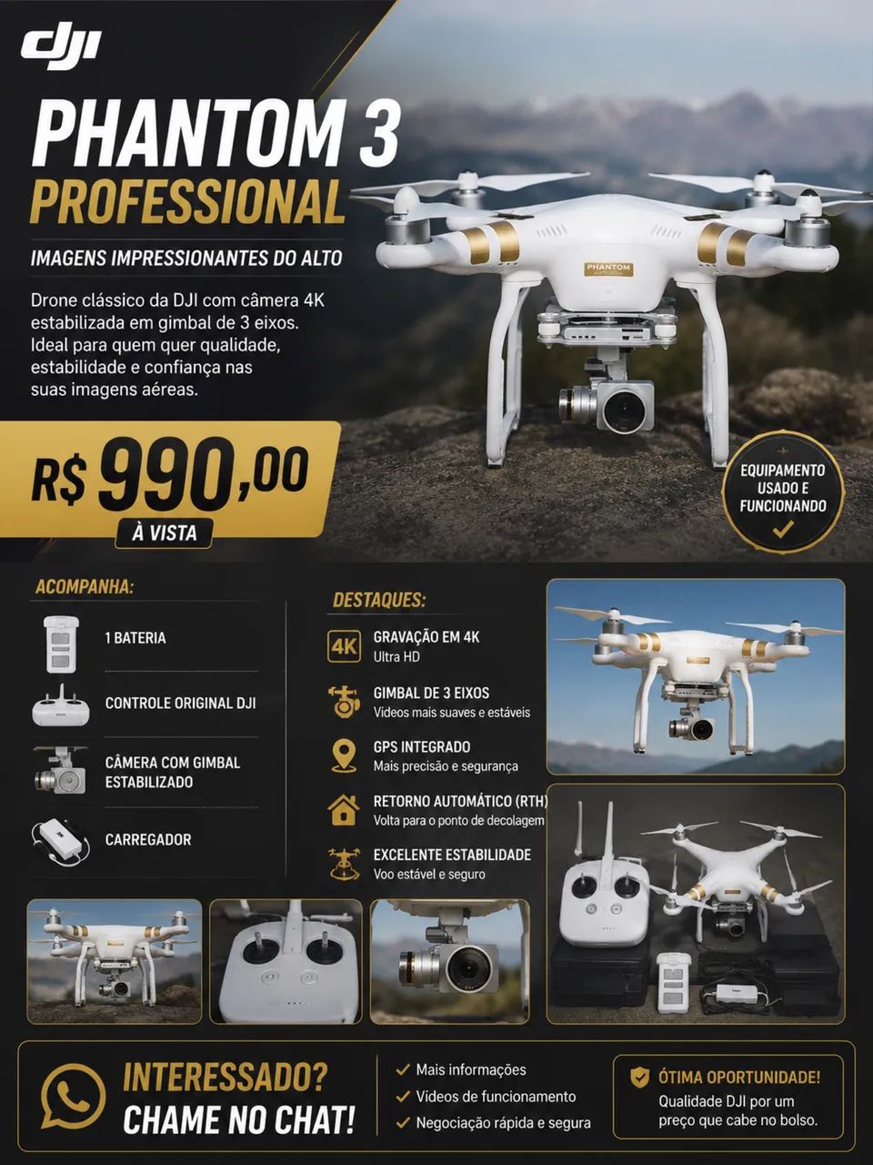 Phantom 3 pro 4k 