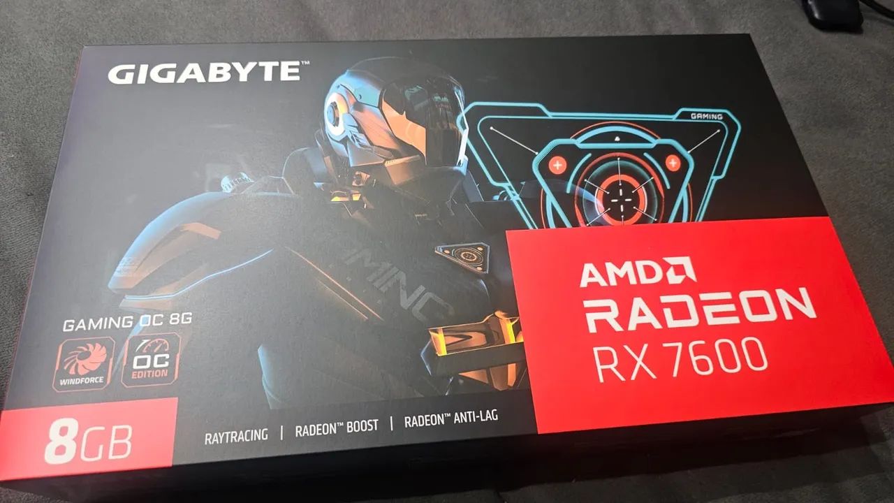 Placa de video AMD RX 7600 Gigabyte  - Foto 3
