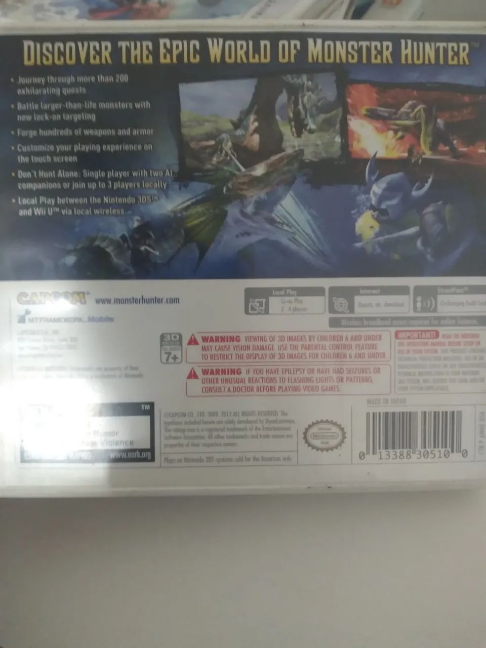 Jogo 3ds monster hunter 3 ultimate - Foto 2
