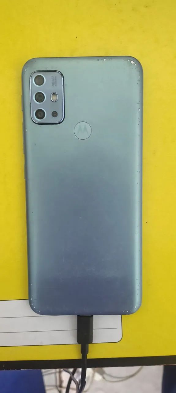 Vendo celular Moto G20 Usado, tela trincada  - Foto 4