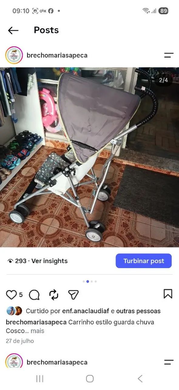 Carrinho estilo guarda chuva  - Foto 4