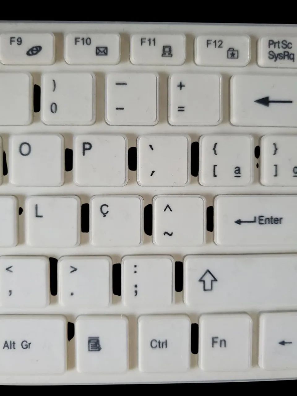 Mouse e teclado sem fio branco - Foto 5