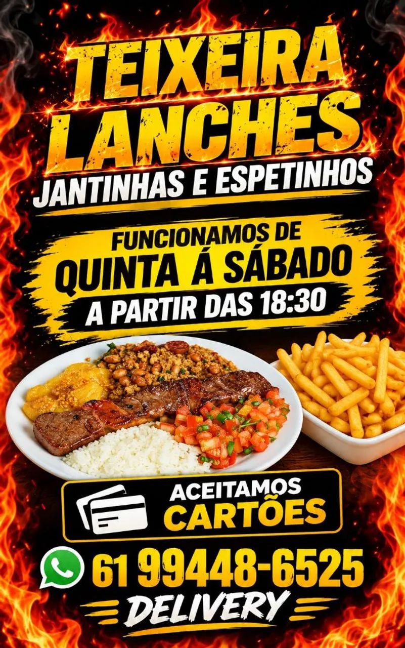 Teixeira lanches, jantinha e espetinhos  - Foto 5