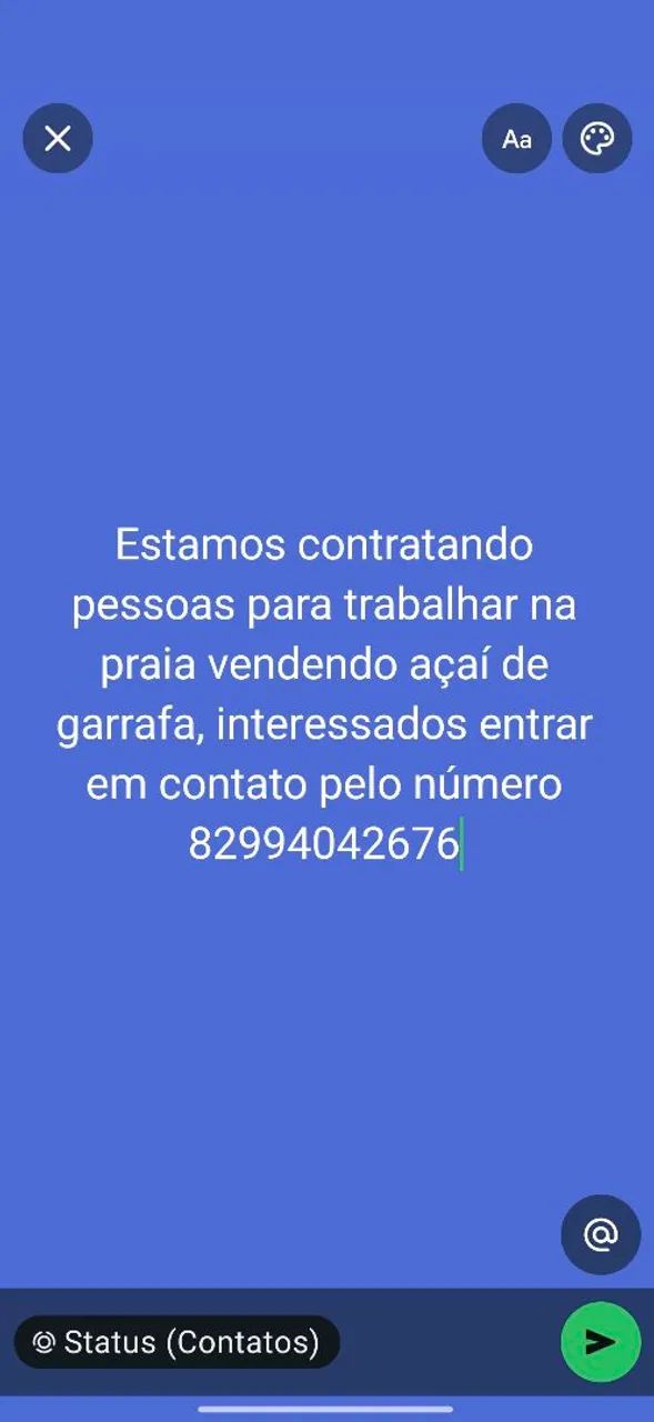 Vendedor (a)