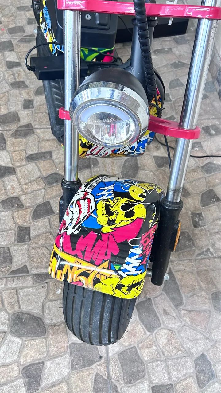 Scooter MINI elétrica 800W  - Foto 4