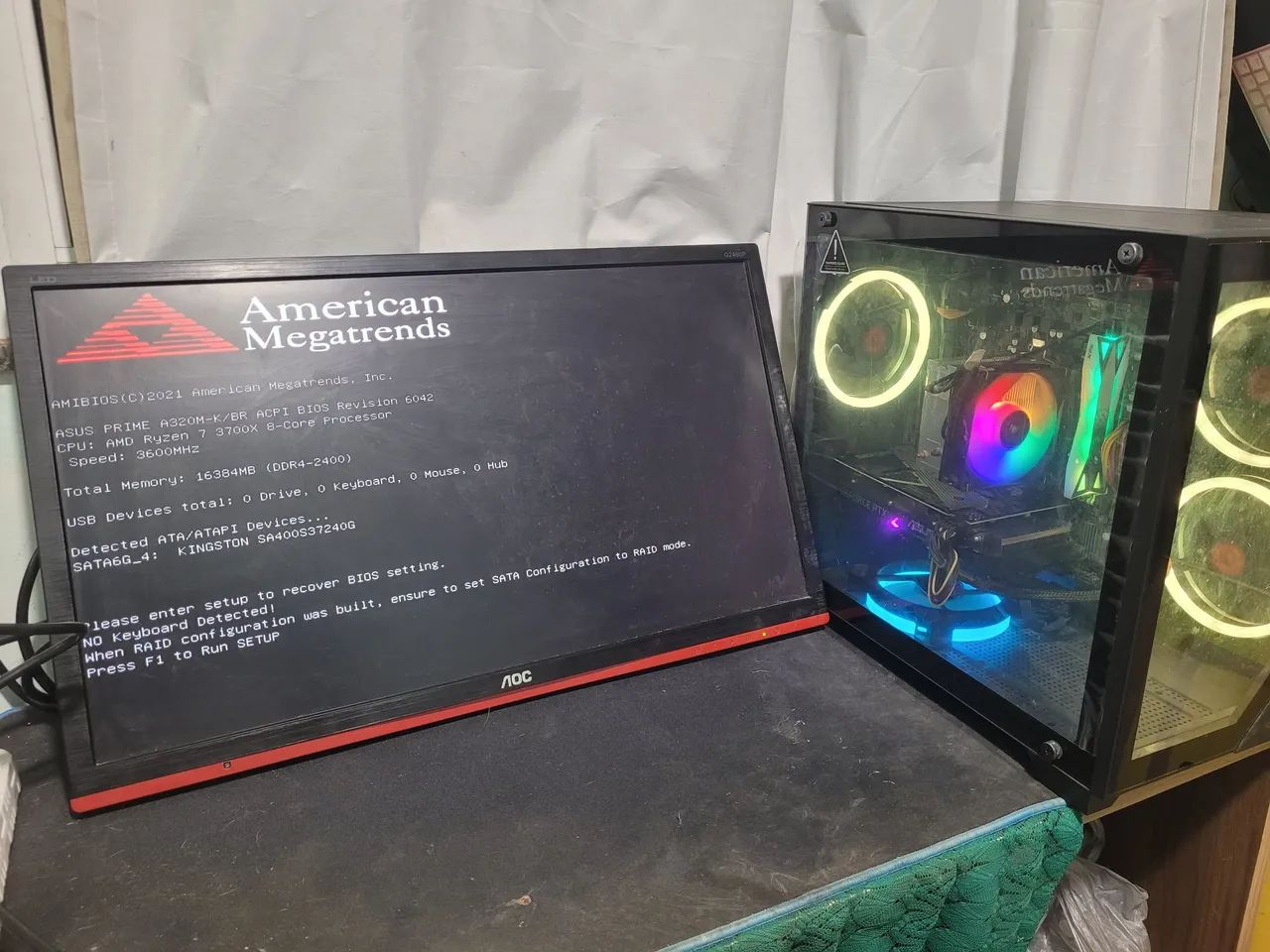 Pc gamer ryzen 7 + rtx 3060