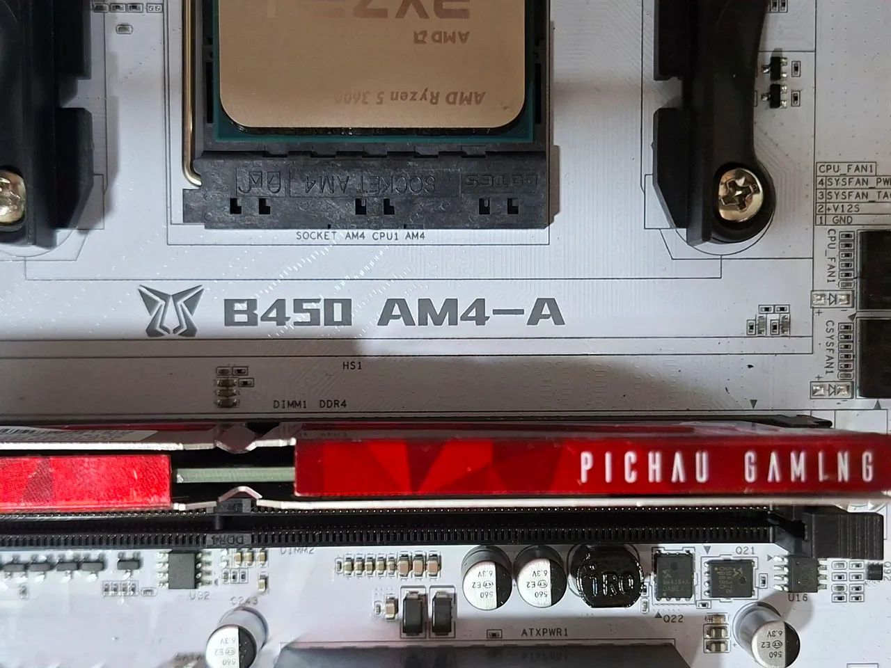 Kit AMD Ryzen 5 3600 + B450 + 8GB HyperX - Foto 5