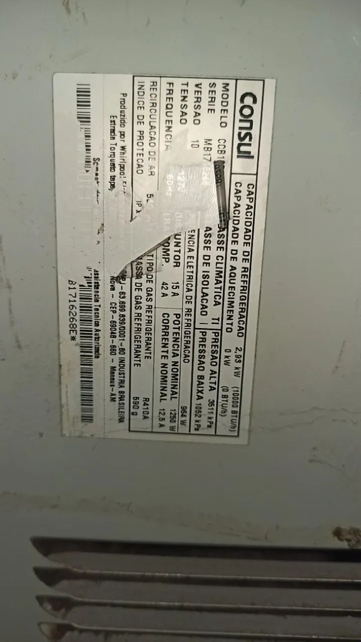 Ar condicionado Consul 10.000 BTUs - Foto 3