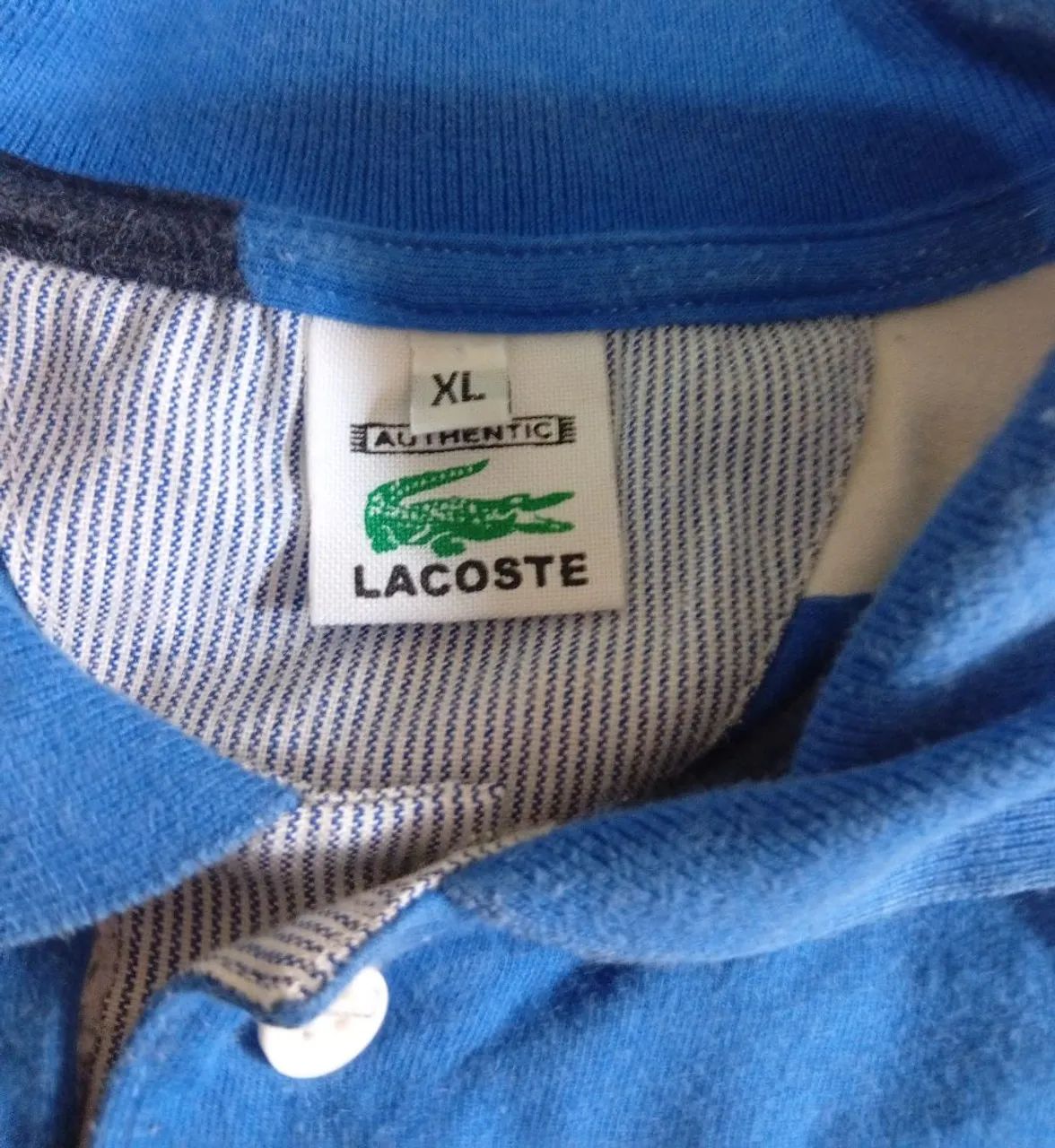Camisa polo Lacoste P listrada - Foto 2