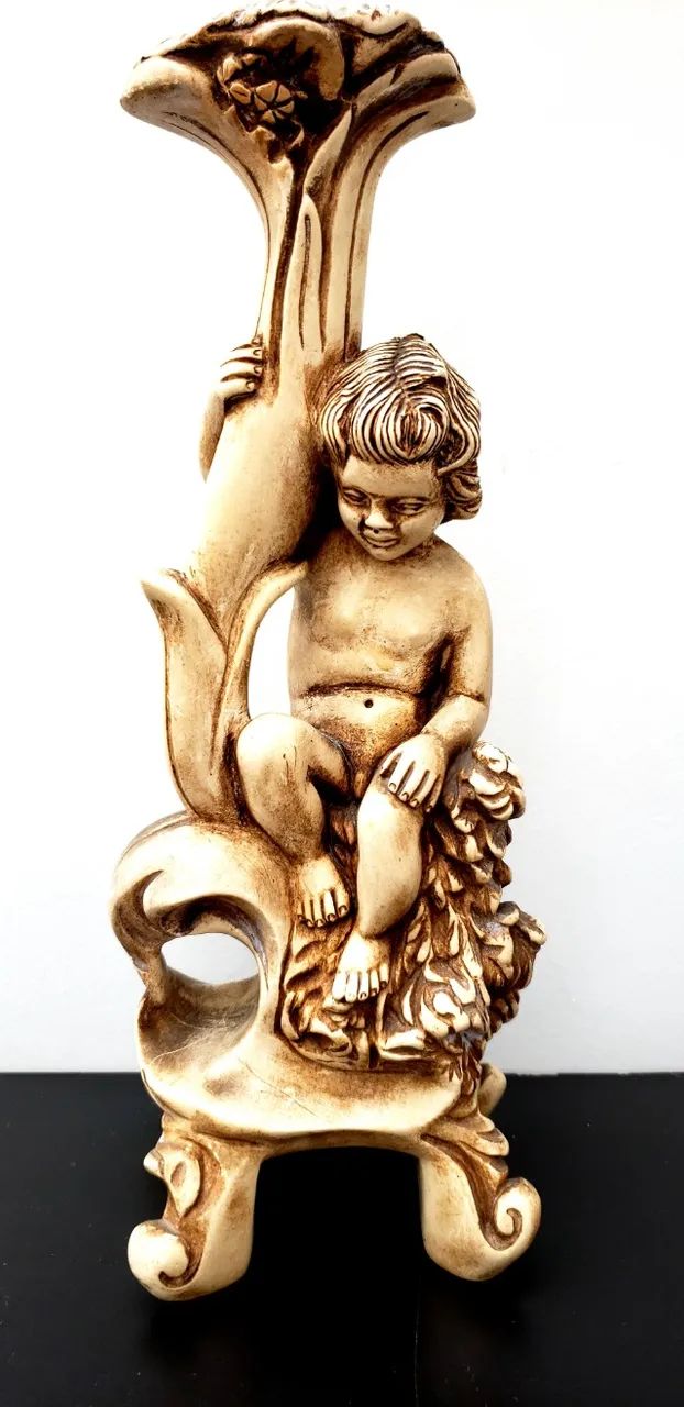 Antigo castiçal Barroco