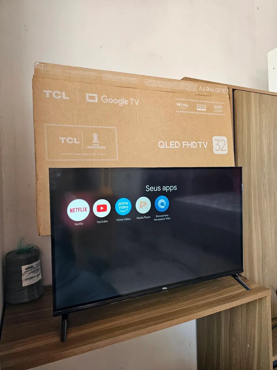 TV smart 32 polegadas conservada funcionando perfeitamente  - Foto 2
