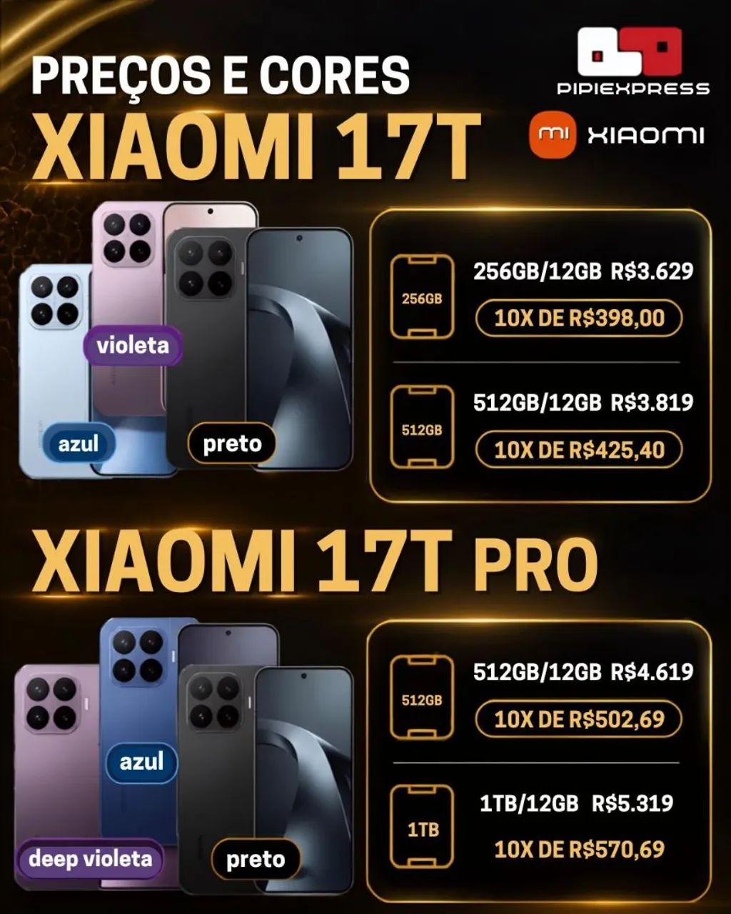 Xiaomi 17T e Xiaomi 17T Pro ! Preços incríveis.  - Foto 2