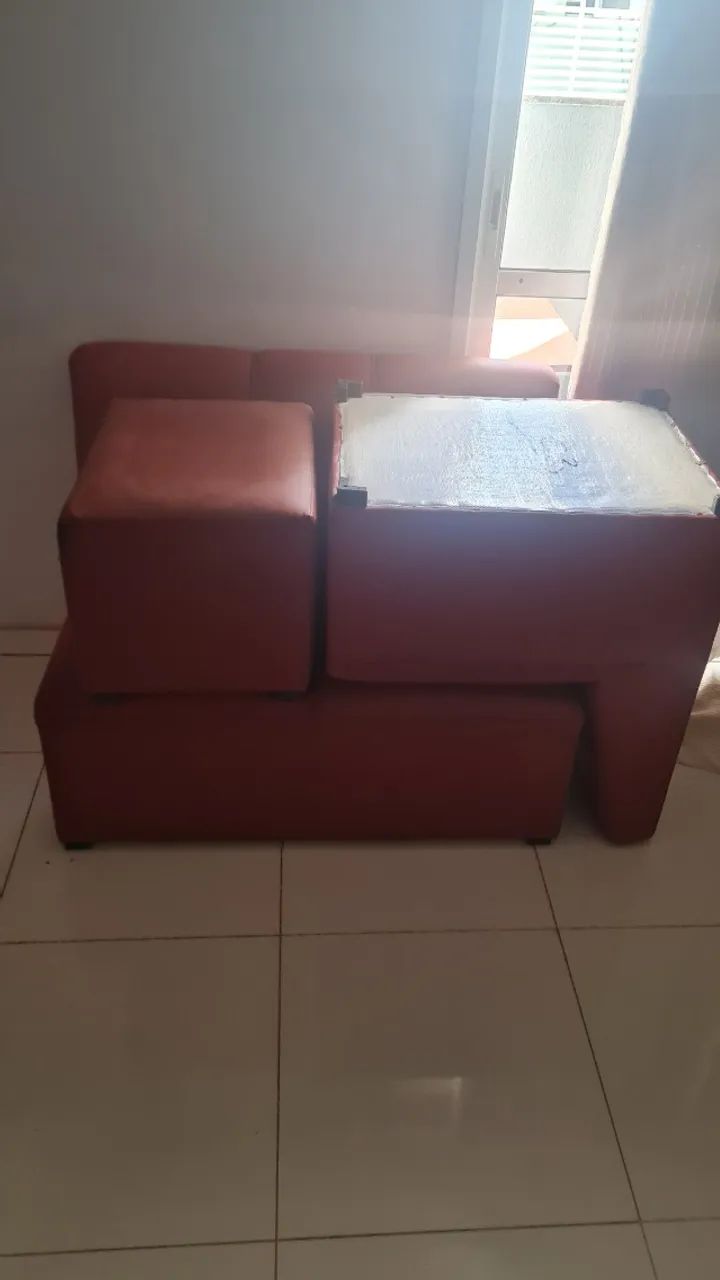Sofá simples 4 módulos  - Foto 4