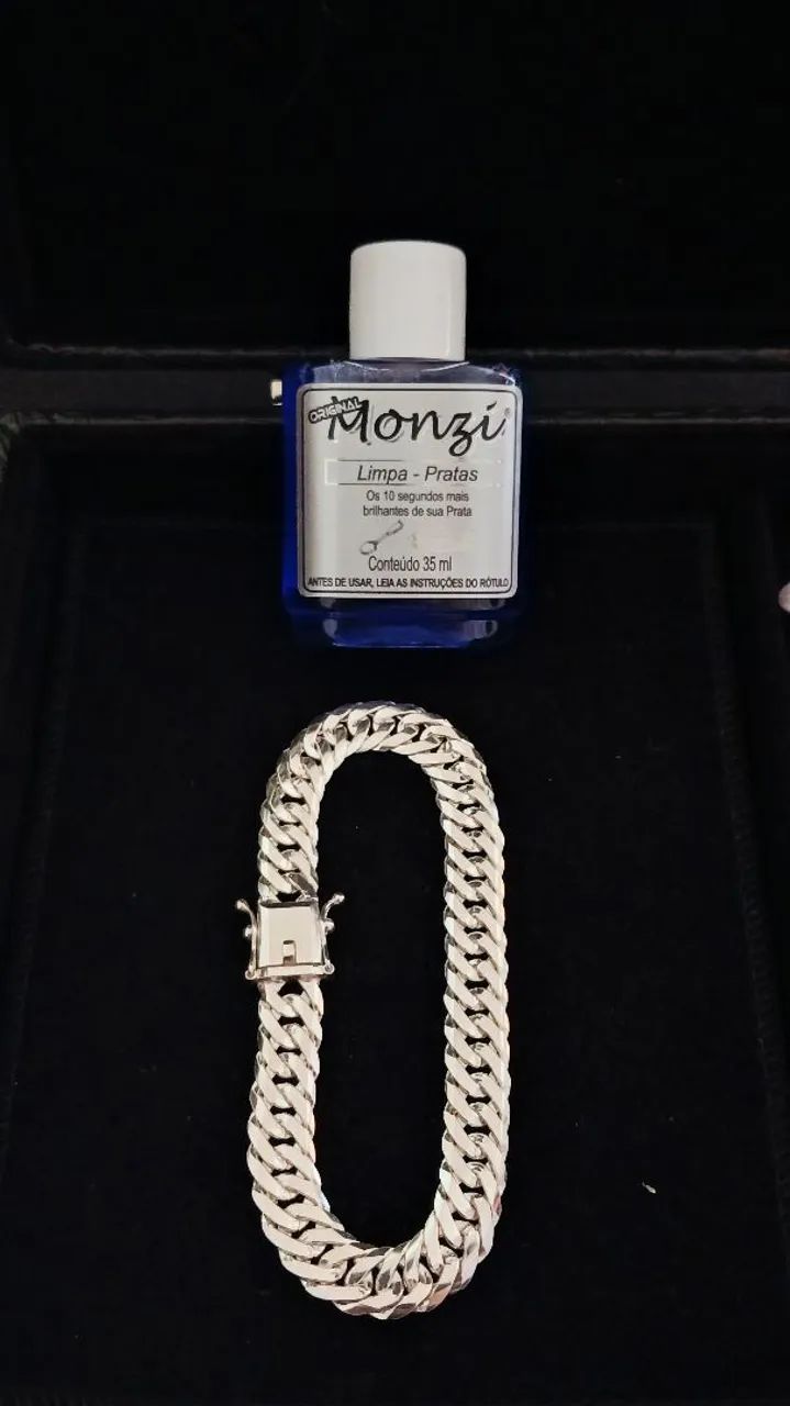 Pulseira Masculina de Prata 