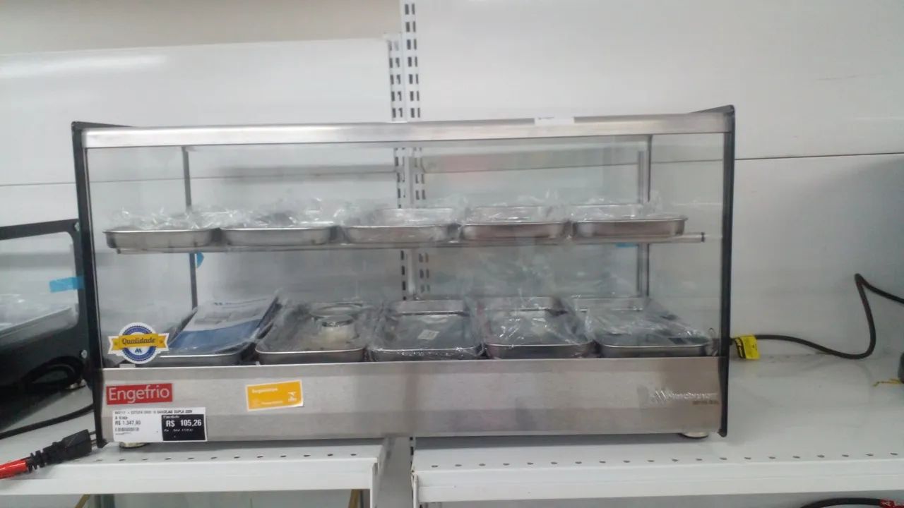 ESTUFA PARA SALGADOS COM 10 BANDEJAS DUPLA, NOVA, PROMOÇÃO!!! - Foto 3
