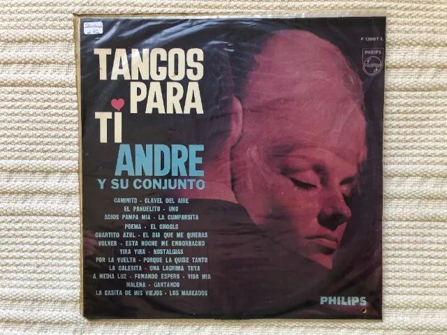 Andre Y Su Conjunto: Tangos Para Ti (1977) Disco Vinil Lp