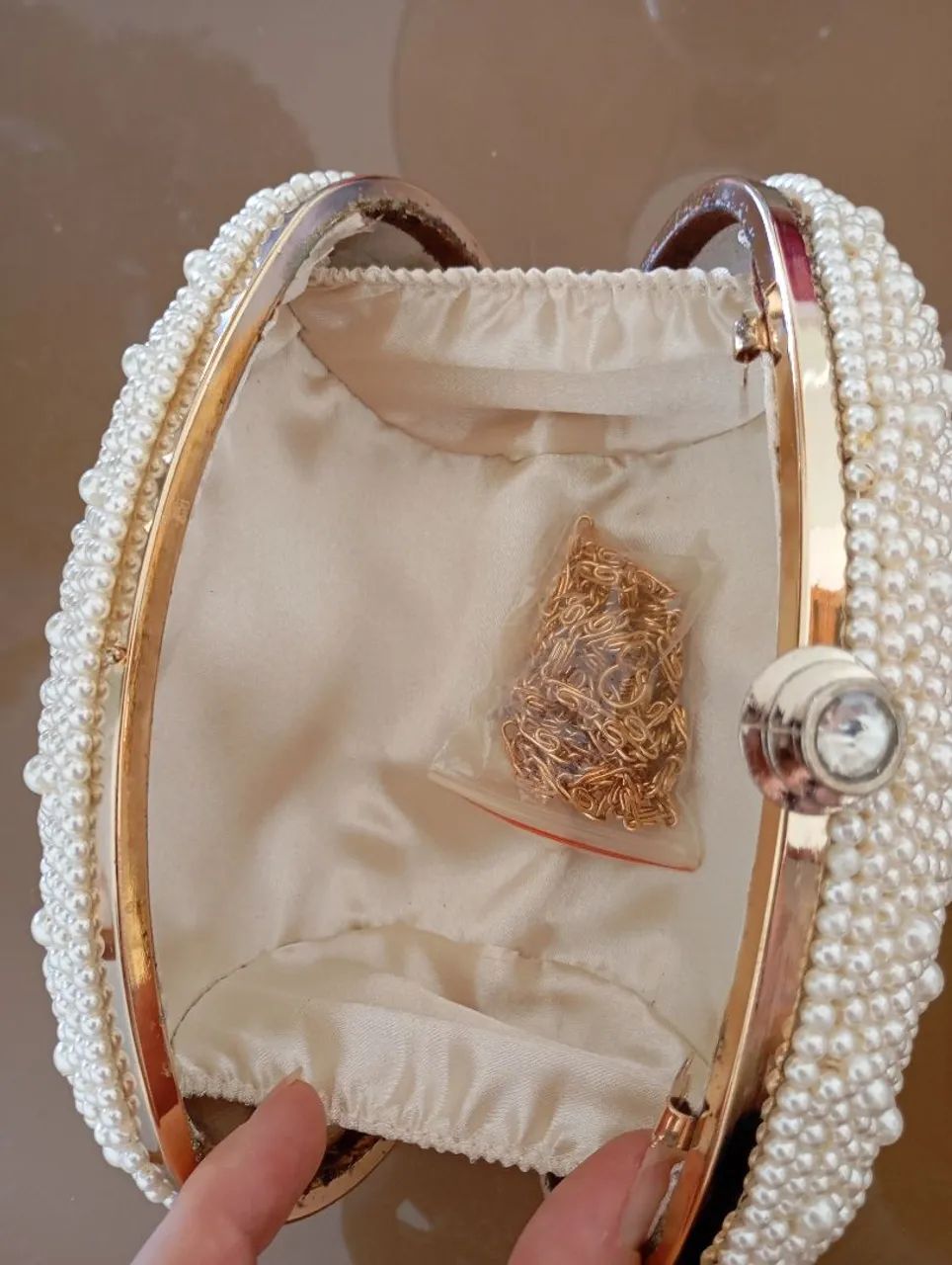 Bolsa de Festa em Pérolas Nova - R$100,00 - Foto 4