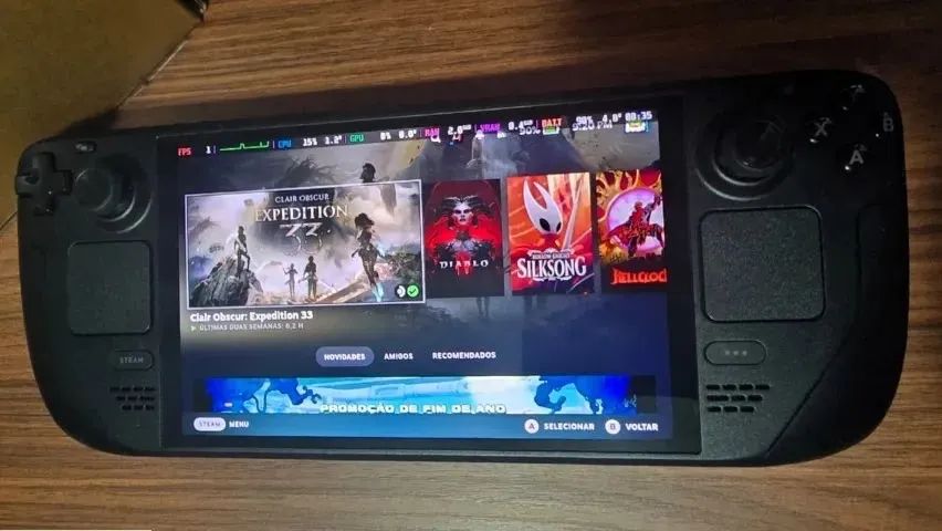 Steam deck oled 512gb + micro SD 512gb( novíssimo) - Consoles de