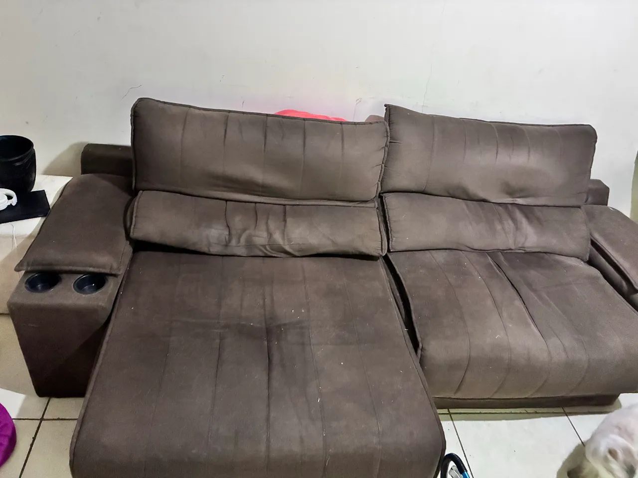 Sofá 2.30 com porta copo - Foto 2