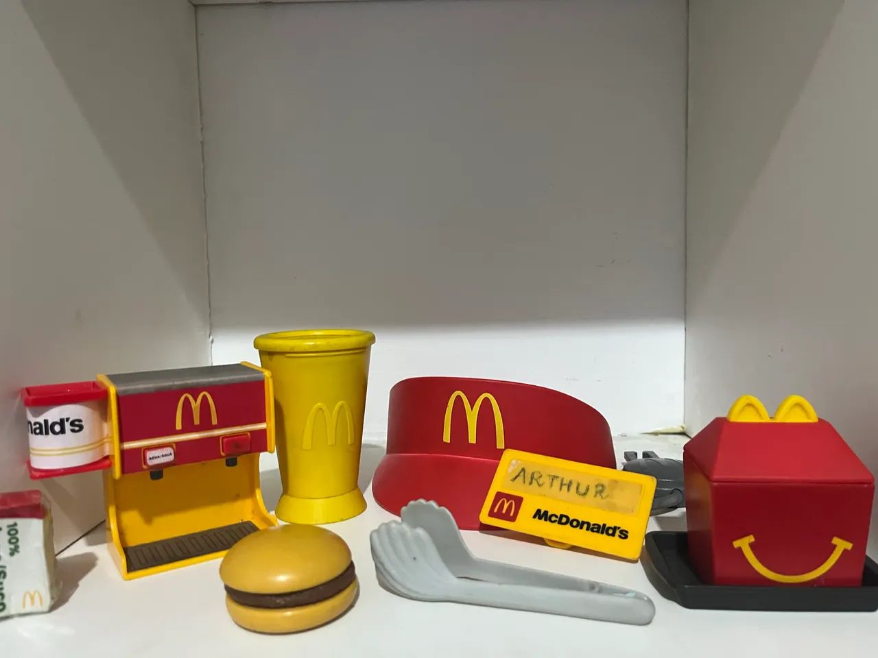 Kit brincando de Mc donalds! 
