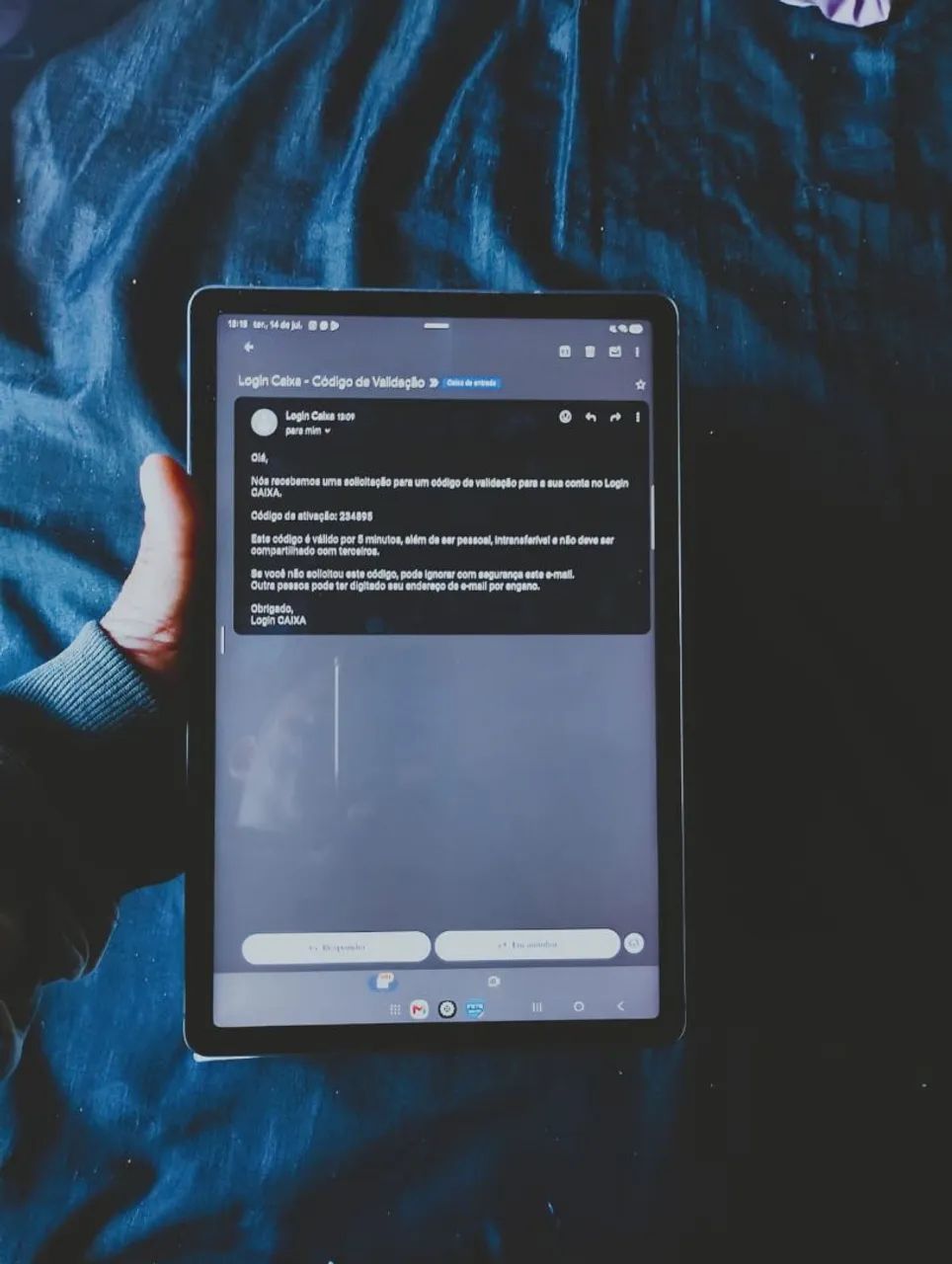 Tablet samsung S9 FE não é o modelo que aceita chip 5g  - Foto 5