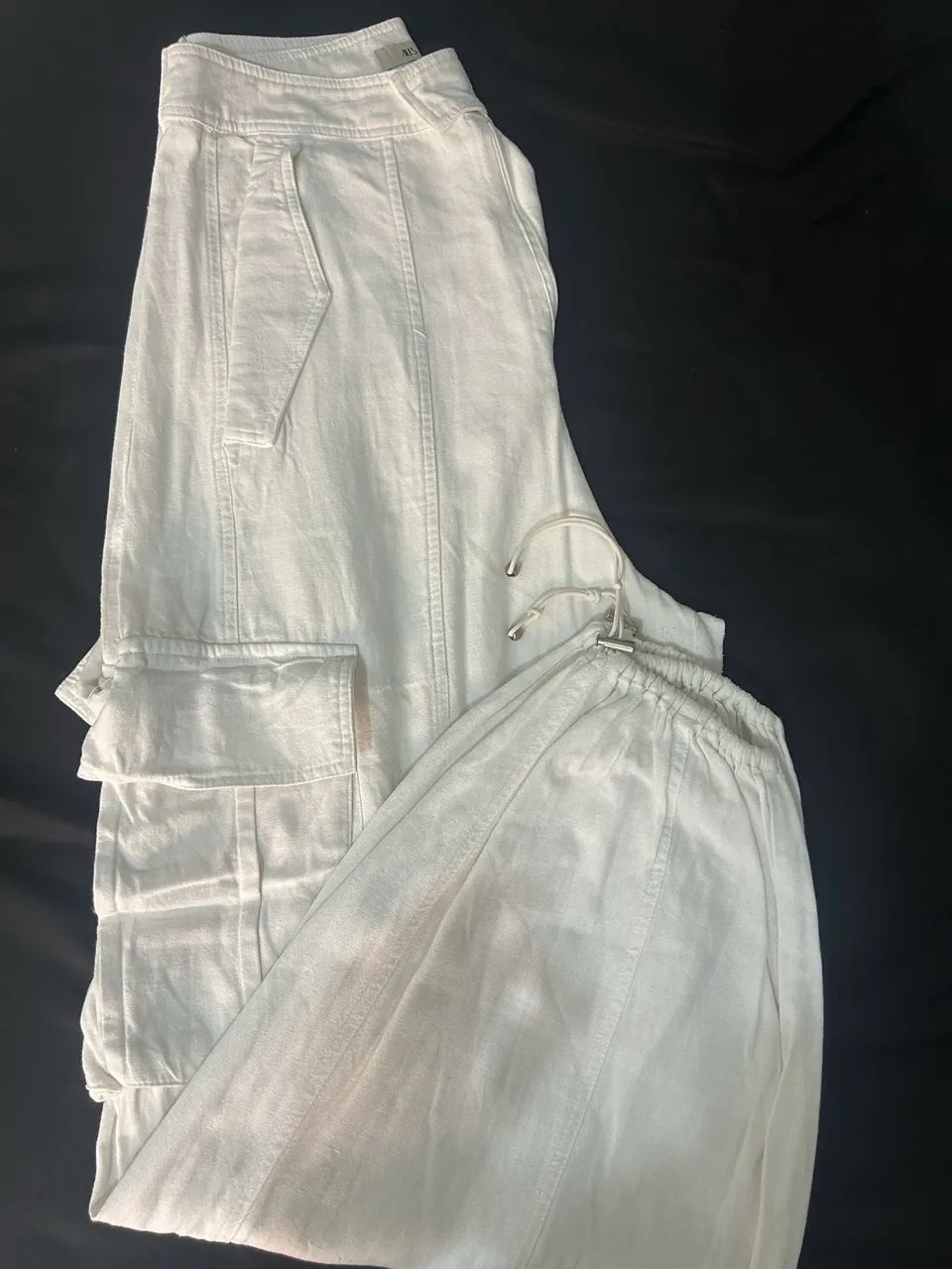 Calça da ALL?S cor branco gelo TAM G/GG - Foto 4