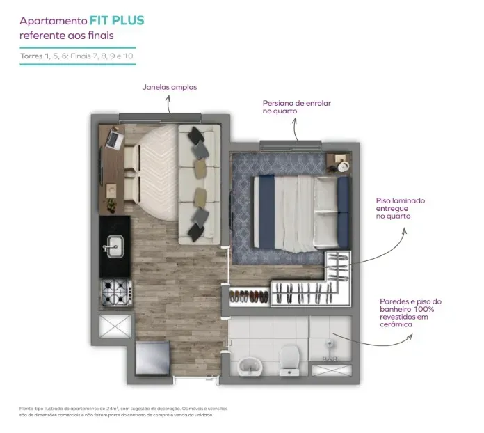 PLANTA 24m²