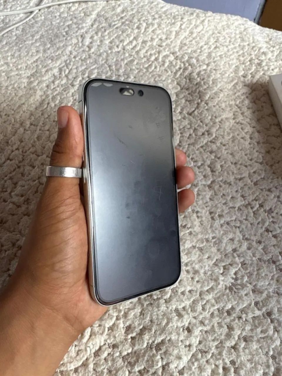 iPhone 16 branco 128GB em ótimo estado ?<br>
